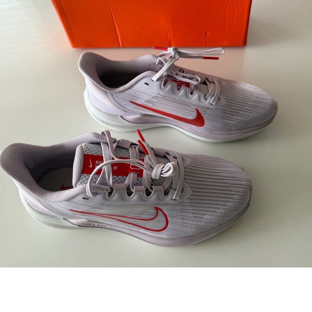 Nike Running Shoes Womens 7.5 Winflo 9 Lavender Red DD8686-501 Excellent